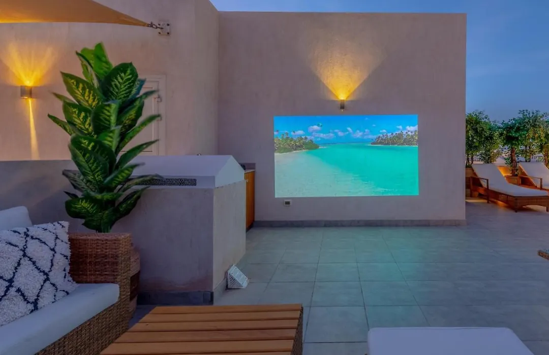 Coastal Vibe 2BR in Mangroovy, El Gouna. Private Rooftop&Pool-1