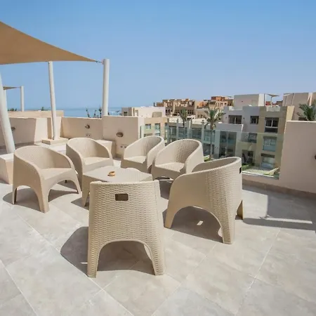 3Br Rooftop, Pool & Beach & Nanny Room In Mangroovy El Gouna-2
