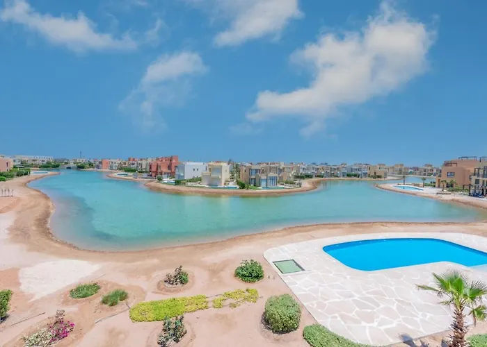 Huisdiervriedelijke Brand-New 1-Bedroom In Tawila, Lagoon & Pool View Hurghada