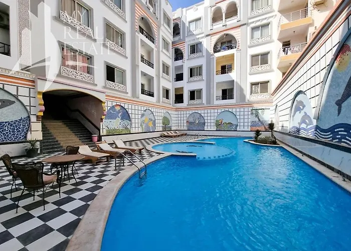 Huisdiervriedelijke One Bedroom With Balcony Wi-Fi Downtown Sheraton Plaza 226 Hurghada