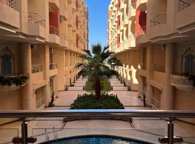 Huisdiervriedelijke Casa Blanca Beach Sea & Poolview Apartment Hurghada